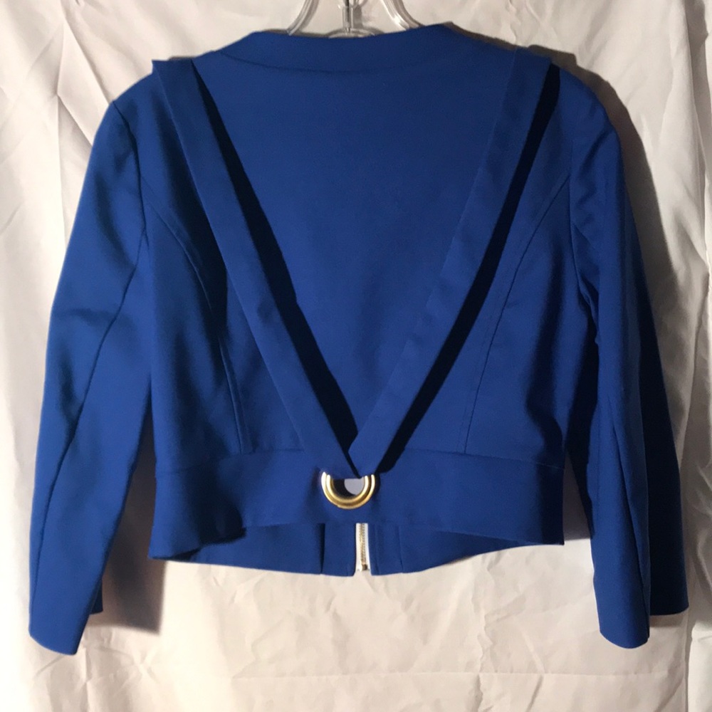 Bebe Crop Jacket Small Lined - image 4